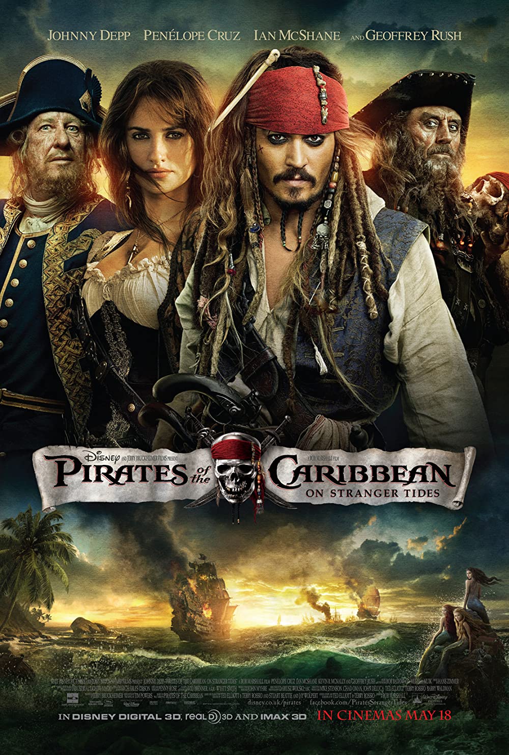 Pirates of the Caribbean 4 (2011) ผจญภัยล่าสายน้ำอมฤตสุดขอบโลก
